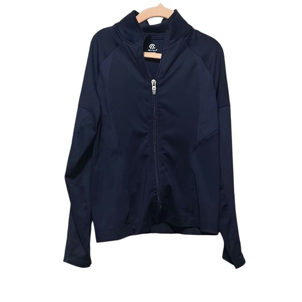 Champion Girls' Full Zip Track Jacket Size S (6-6X) Blue Activewear